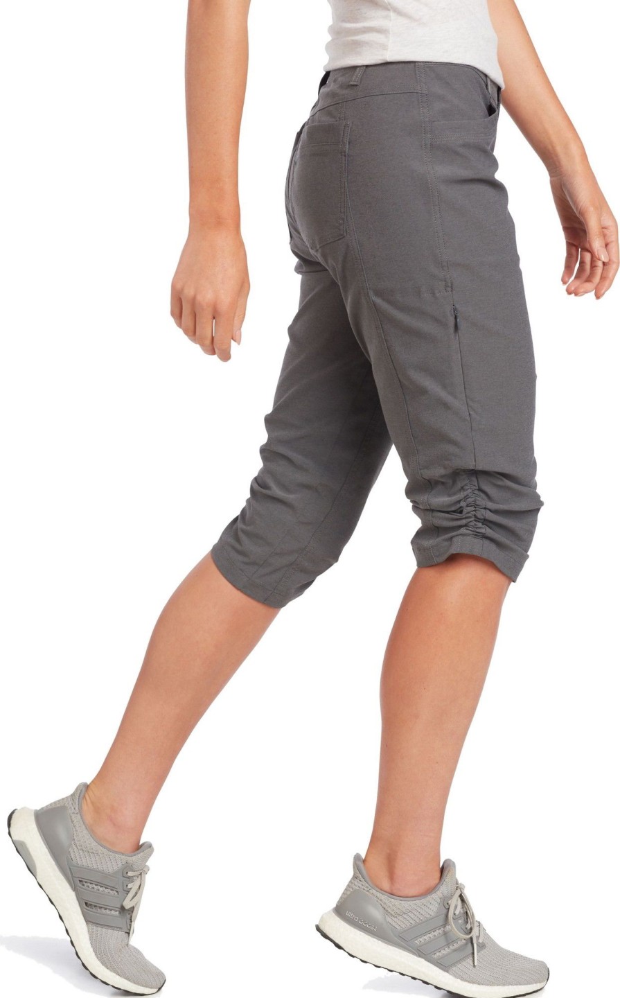 Clothing Kuhl Shorts | Kuhl Womens Trekr Kapris - Charcoal Grey