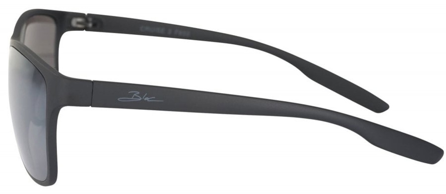 Clothing Bloc Eyewear Eyewear | Bloc Cruise 2 Sunglasses - Matt Grey Cat 3 Lens Black