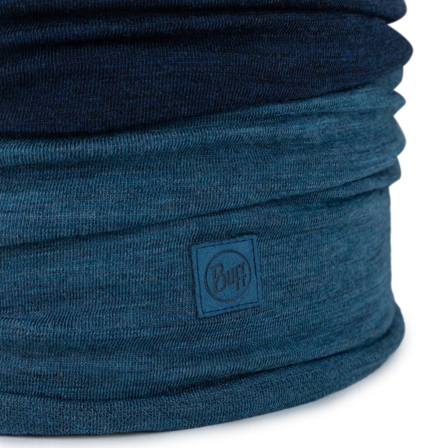 Clothing Buff Neck Warmers | Buff Merino Move Buff - Denim Blue