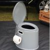 Camping Outdoor Revolution Other Camping Accessories | Blue Diamond Nature Calls Standard Portable Toilet - 6 Litre Grey