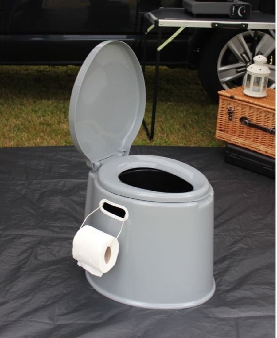 Camping Outdoor Revolution Other Camping Accessories | Blue Diamond Nature Calls Standard Portable Toilet - 6 Litre Grey