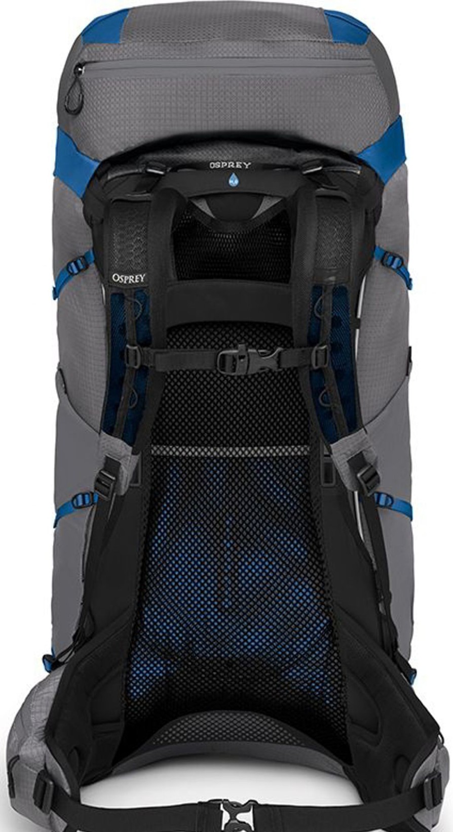 Rucksacks Osprey Backpacking Packs | Osprey Mens Exos Pro 55 Rucksack - Dale Agam Blue Grey