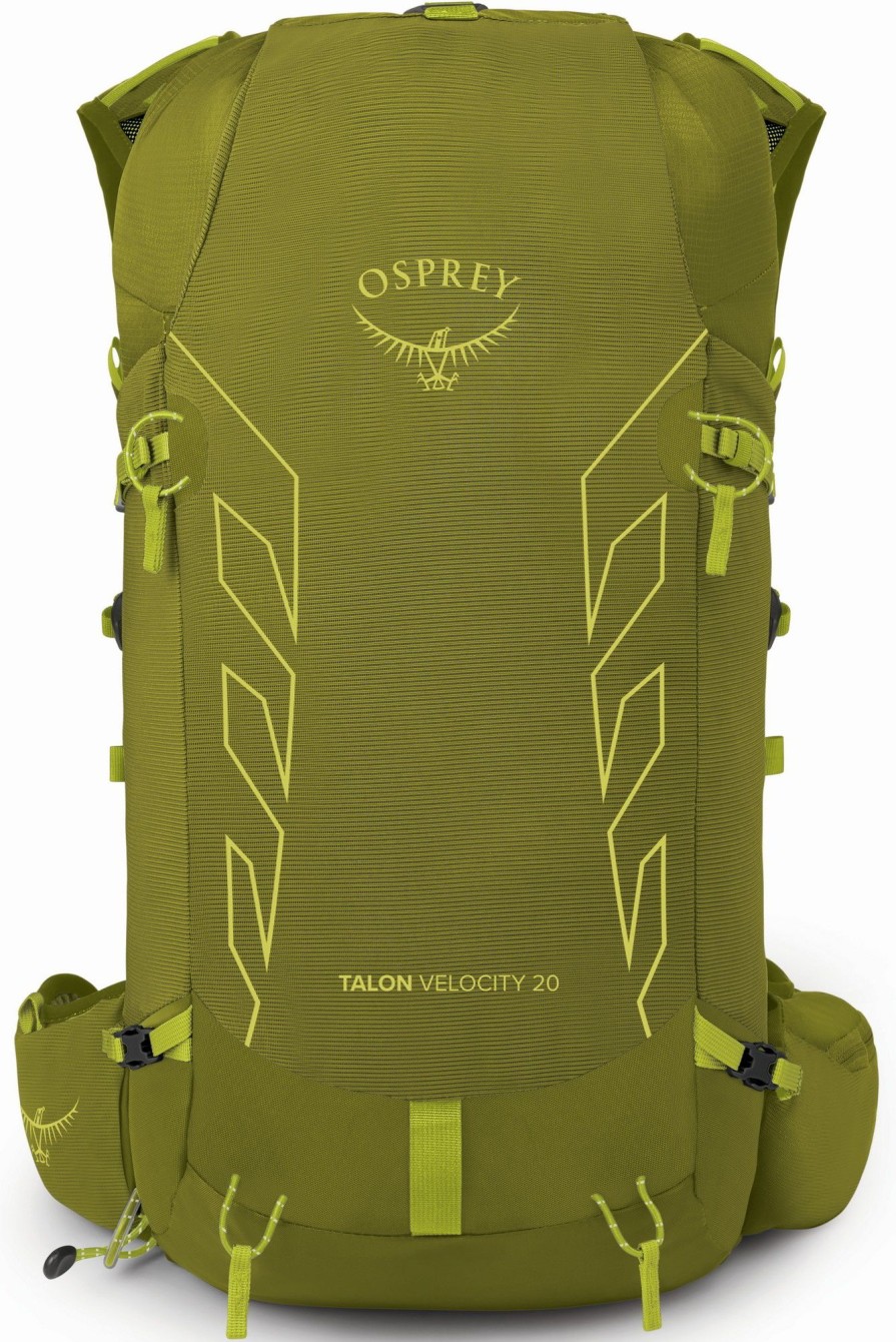 Rucksacks Osprey Fast & Light Rucksacks And Vests | Osprey Mens Talon Velocity 20 Rucksack - Matcha Lemongrass Green