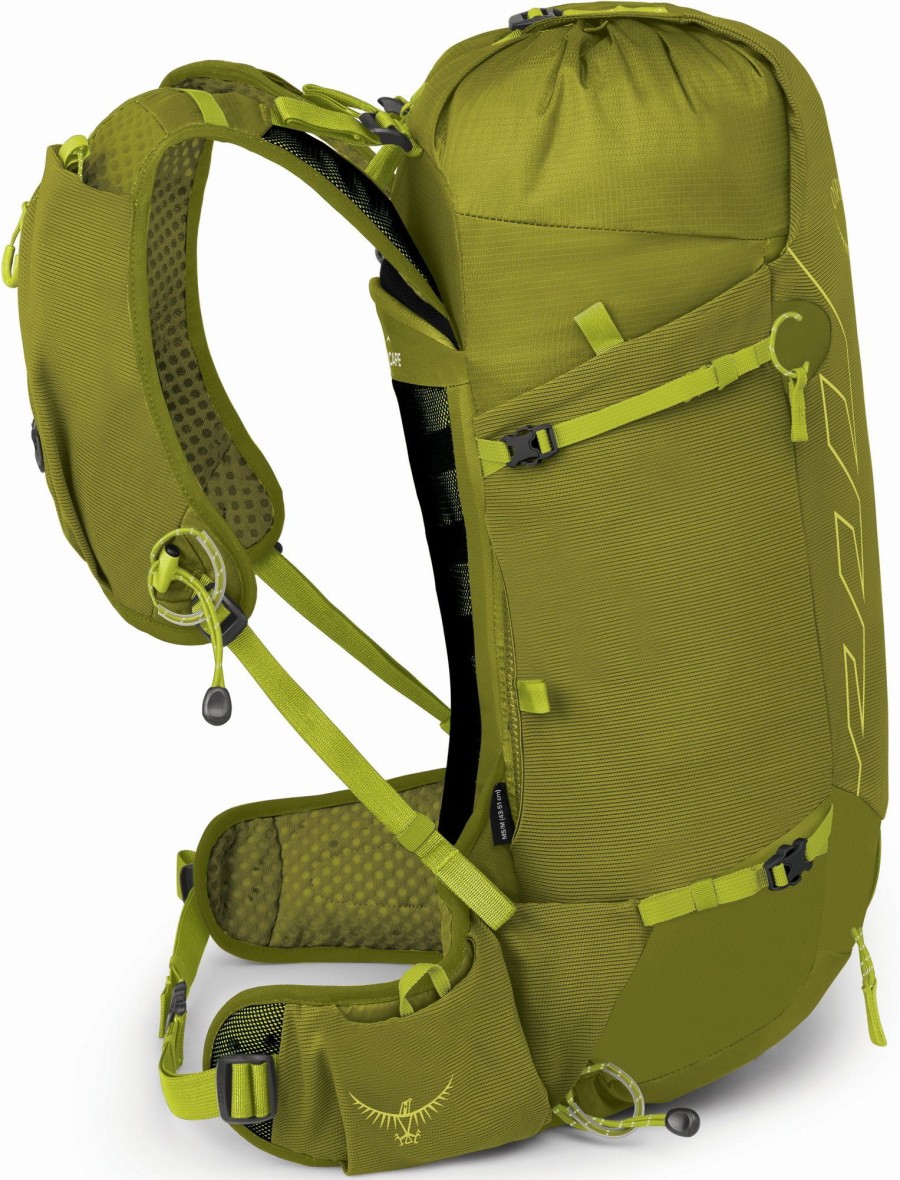 Rucksacks Osprey Fast & Light Rucksacks And Vests | Osprey Mens Talon Velocity 20 Rucksack - Matcha Lemongrass Green