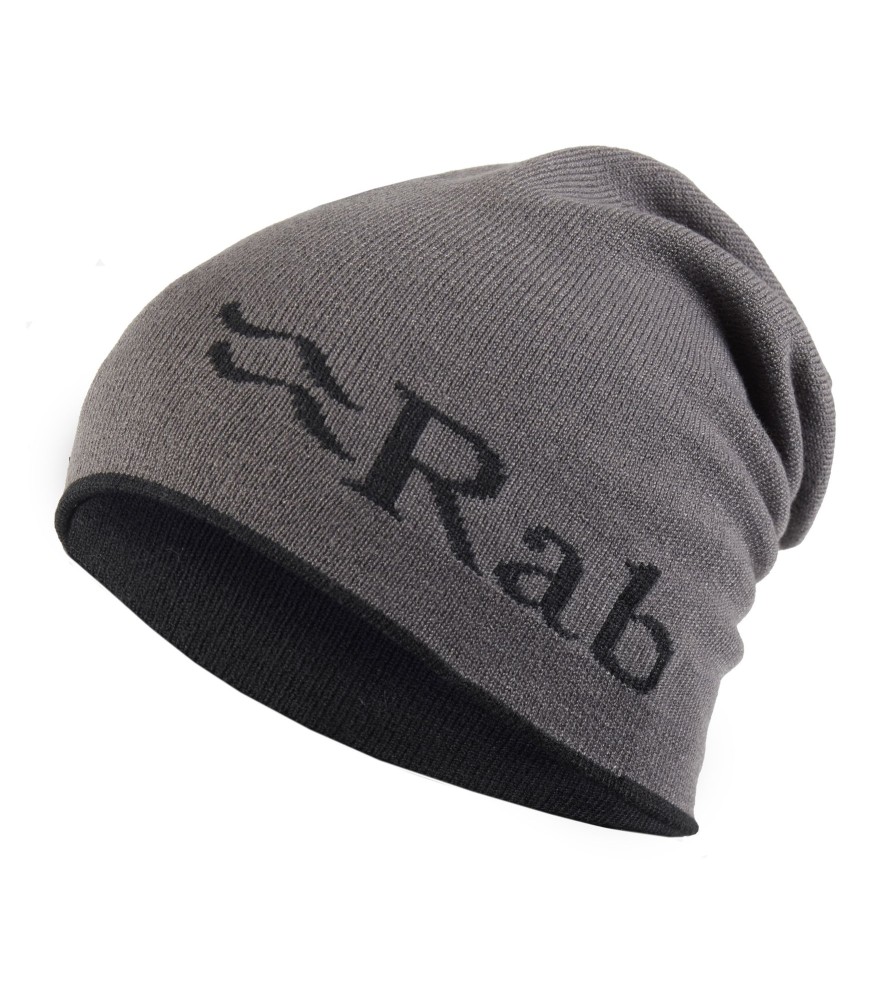 Clothing Rab Hats | Rab Wearya Reversible Beanie Graphene Black