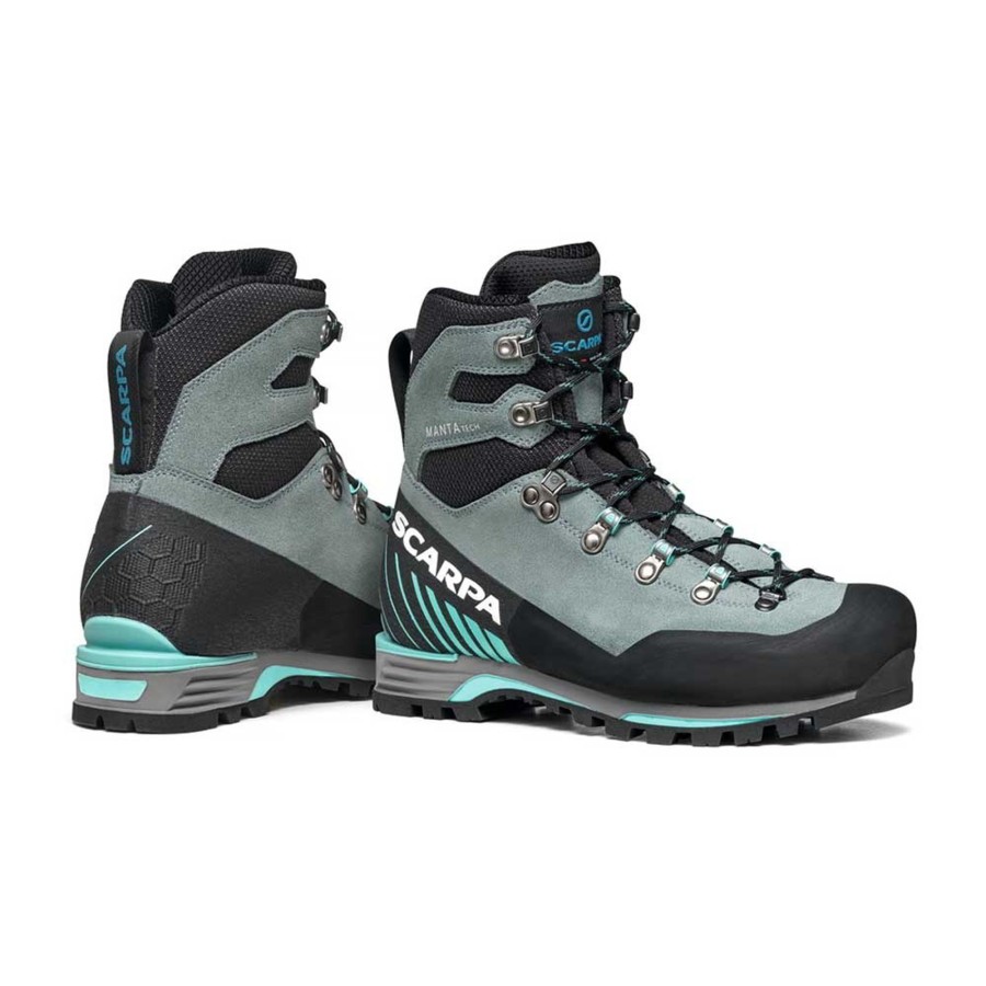 Footwear Scarpa Mountain Boots | Scarpa Womens Manta Tech Gtx Boots - Conifer-Green Blue