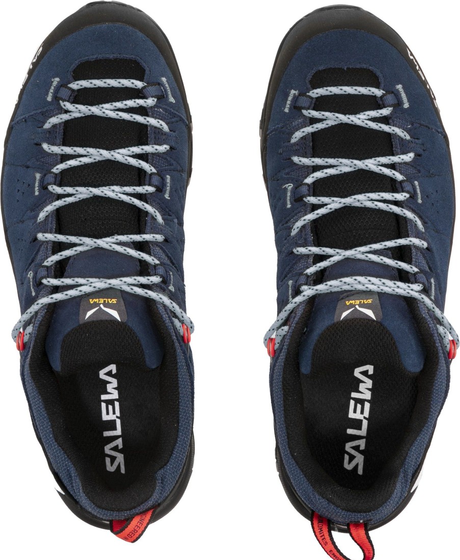 Footwear Salewa Approach Shoes | Salewa Womens Alp Trainer 2 Gtx Shoes - Dark Denim-Black Blue