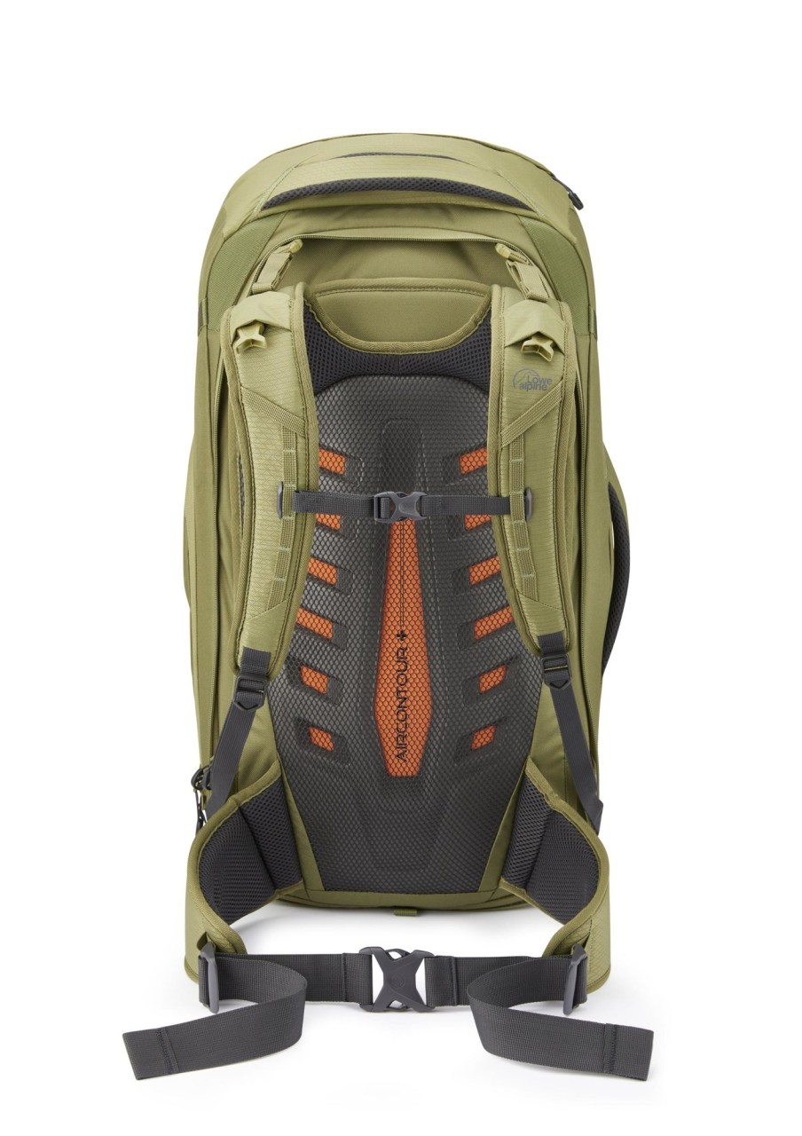 Rucksacks Lowe Alpine Luggage & Carry-On | Lowe Alpine Escape Tour 55+15 Rucksack - Chlorite Green