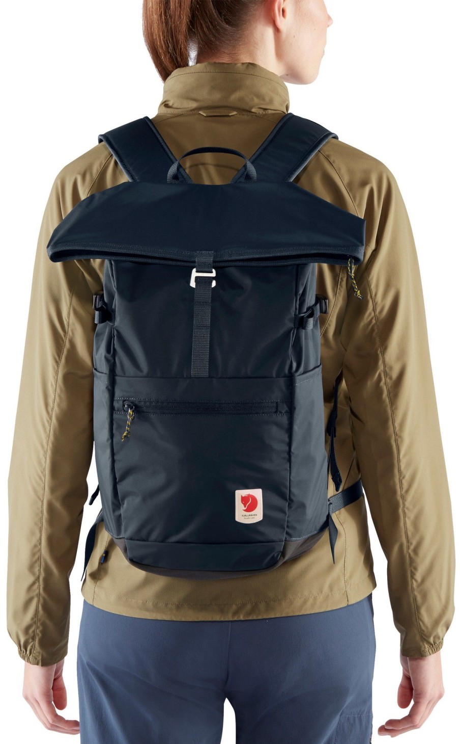 Rucksacks Fjallraven Day Packs | Fjallraven High Coast Foldsack 24 Rucksack - Rowan Red