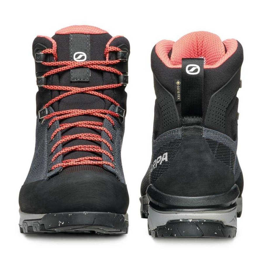 Footwear Scarpa Walking Boots | Scarpa Womens Mescalito Trk Planet Gtx Boots - Gray-Coral Grey