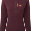 Clothing Mountain Equipment Fleece & Mid Layer | Mountain Equipment Womens Micro Zip-T Fleece - Raisin Brown