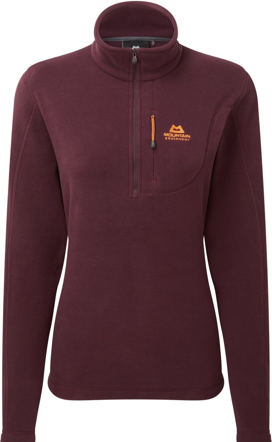 Clothing Mountain Equipment Fleece & Mid Layer | Mountain Equipment Womens Micro Zip-T Fleece - Raisin Brown