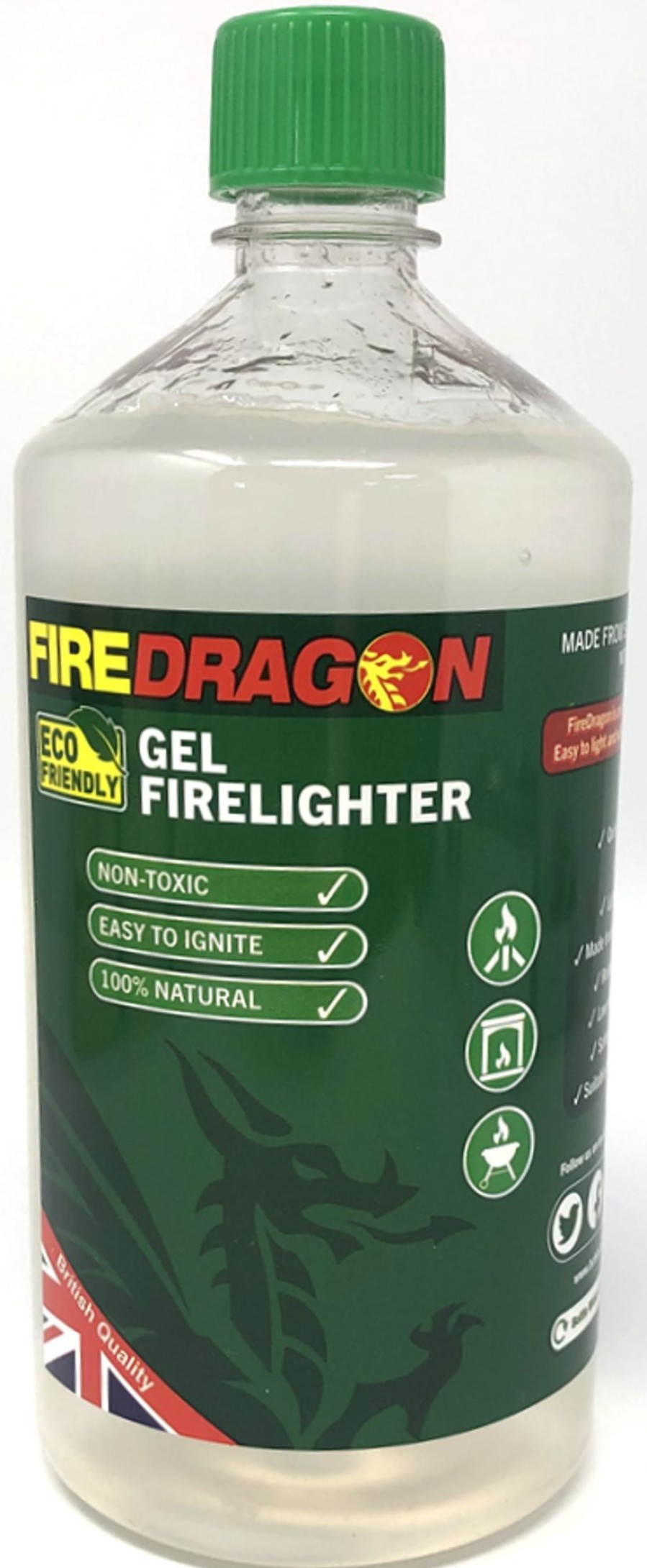 Camping BCB Stove Accessories | Fire Dragon Fuel Gel - 1L Clear