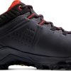 Footwear Mammut Walking Shoes | Mammut Mens Mercury Iv Low Gtx Shoes - Titanium-Hot Red Grey