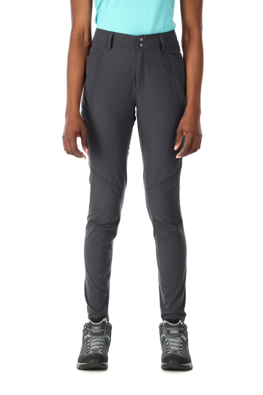 Clothing Rab Trousers & Leggings | Rab Womens Incline Light Pants - Anthracite Grey