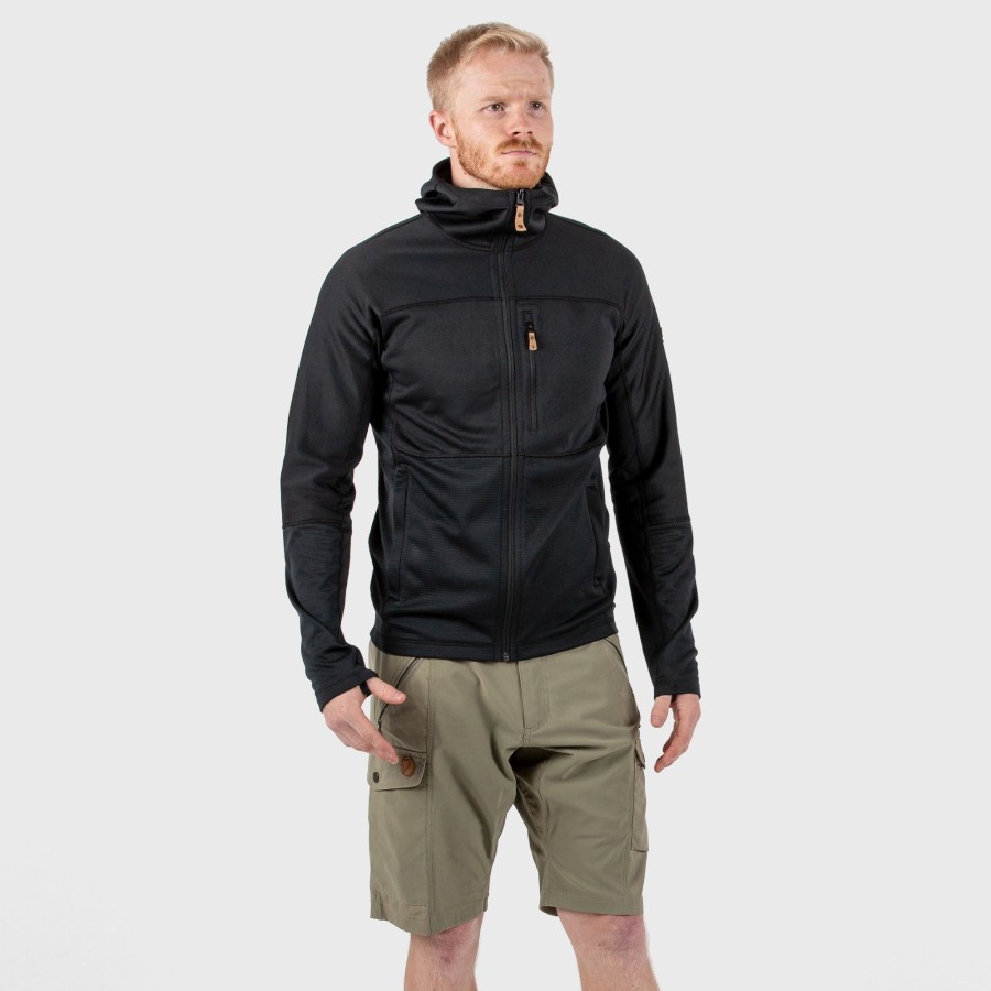 Clothing Fjallraven Fleece & Mid Layer | Fjallraven Mens Abisko Trail Fleece - Deep Forest Green