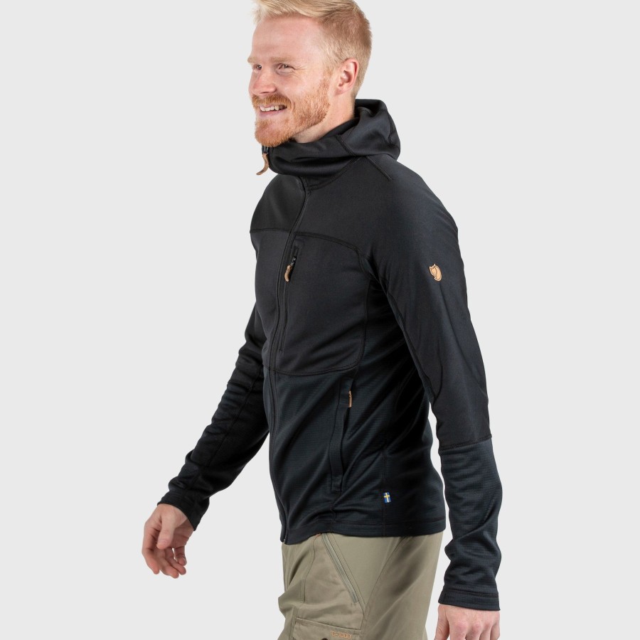 Clothing Fjallraven Fleece & Mid Layer | Fjallraven Mens Abisko Trail Fleece - Deep Forest Green