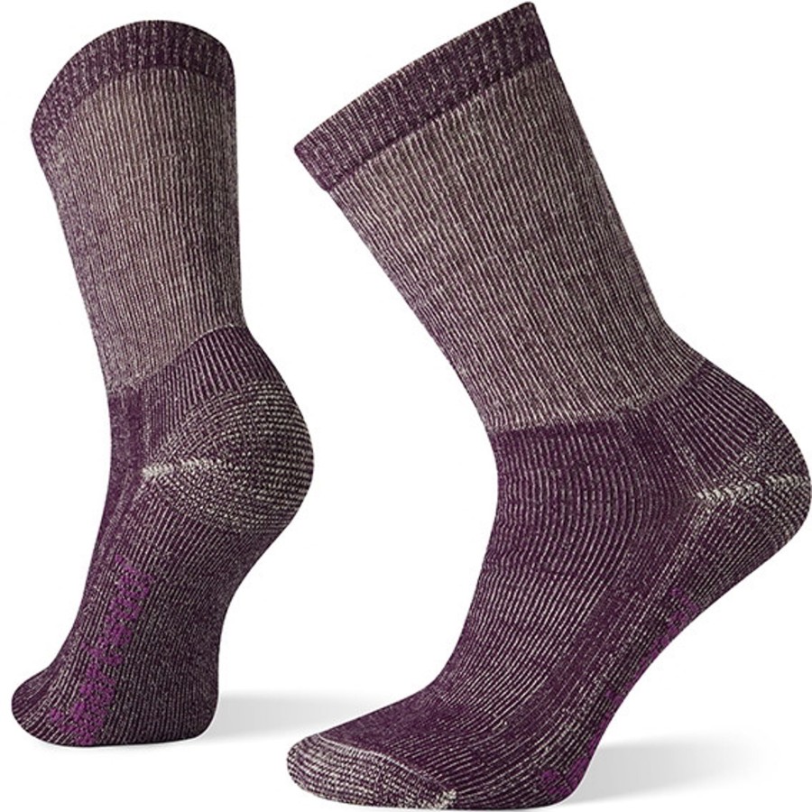 Clothing Smartwool Socks | Smartwool Womens Classic Hike Full Cushion Crew Socks - Bordeaux Purple