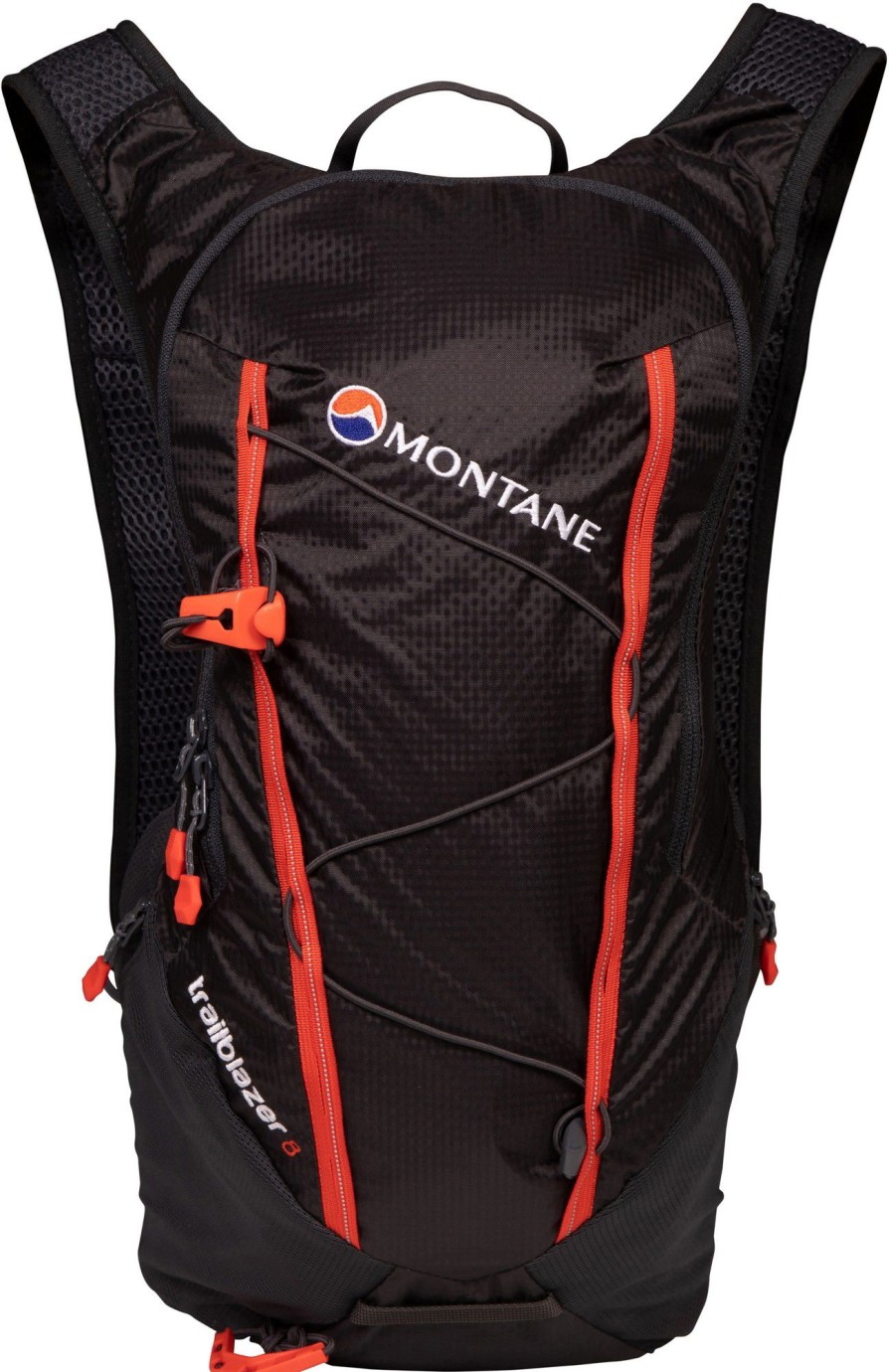 Rucksacks Montane Fast & Light Rucksacks And Vests | Montane Trailblazer 8 Rucksack - Charcoal Black