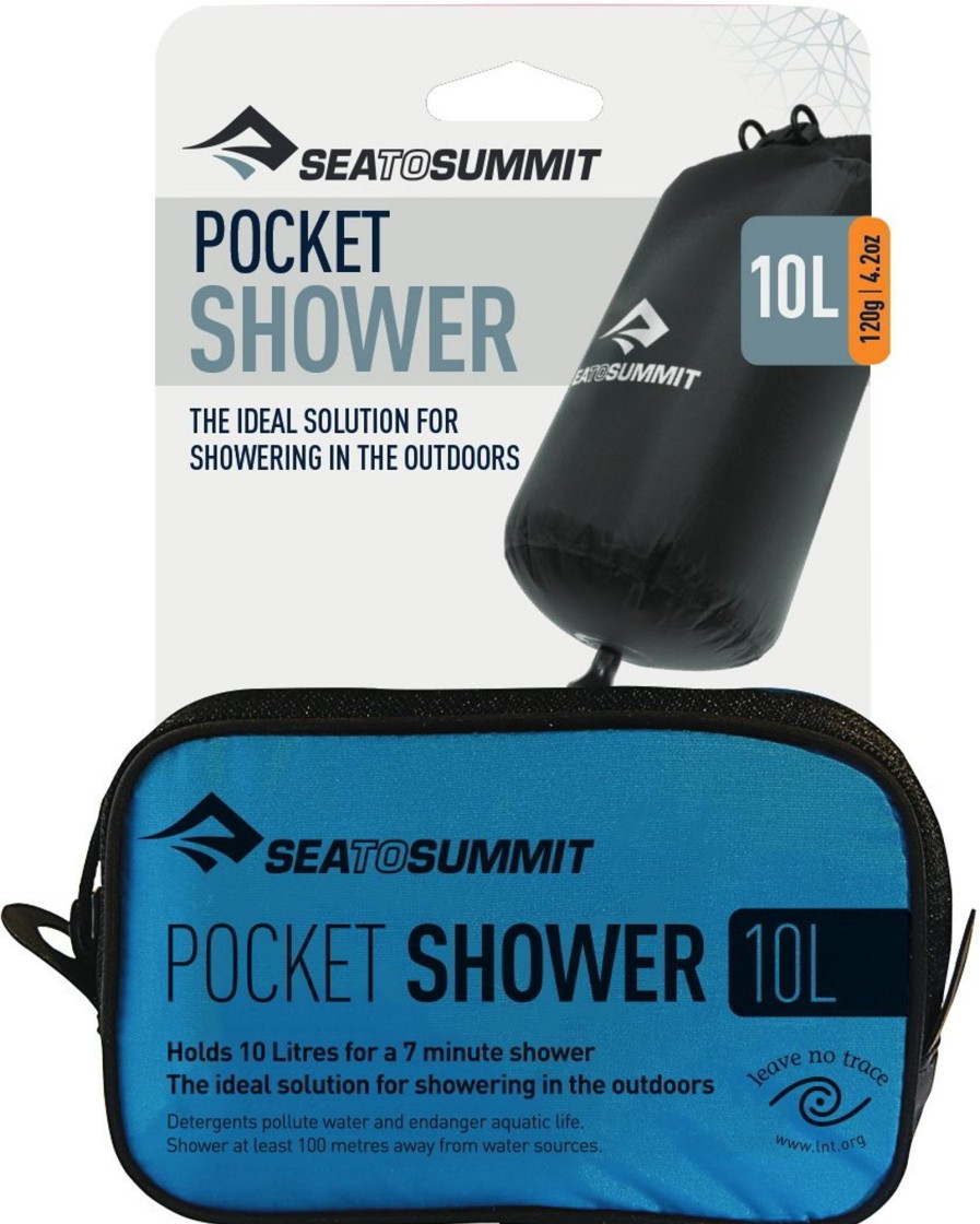 Equipment Sea To Summit Toiletries & Personal Hygiene | Sea To Summit Pocket Shower Black