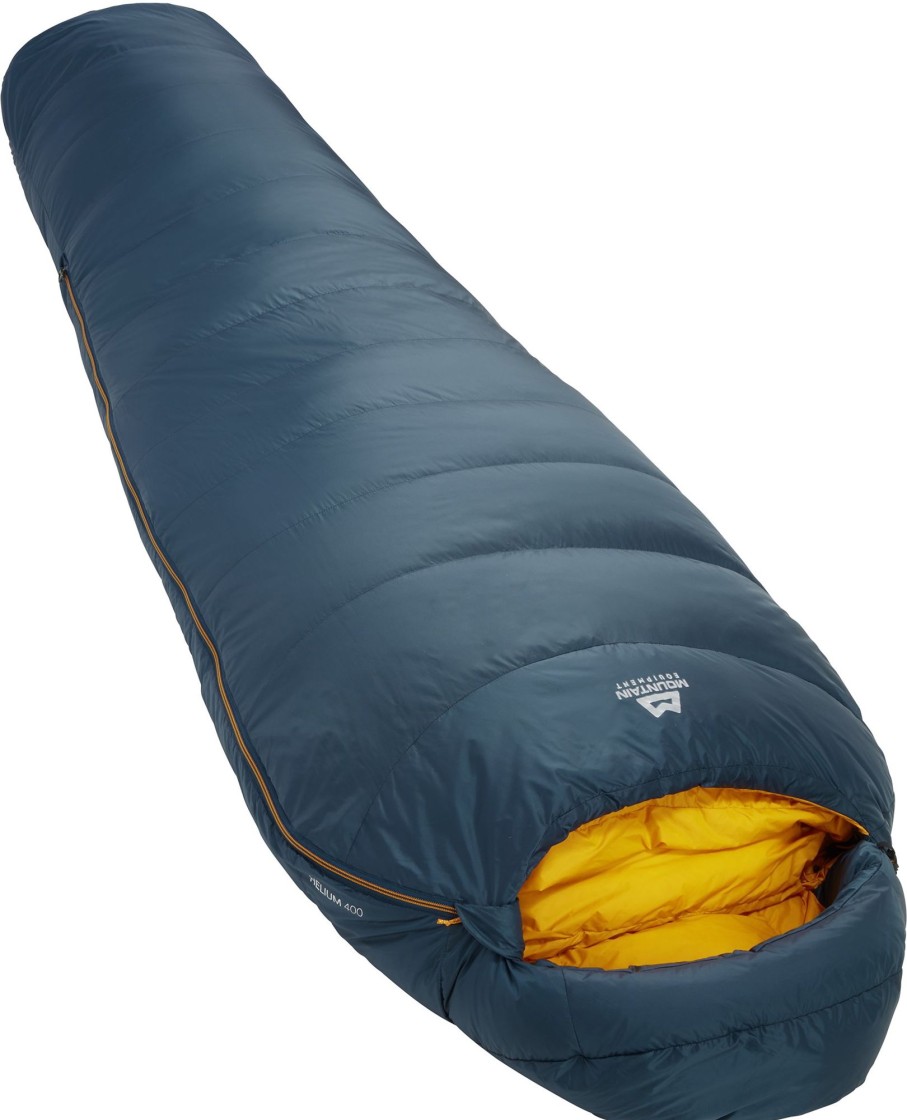 Camping Mountain Equipment Backpacking & Lightweight Sleeping Bags | Mountain Equipment Helium 400 Sleeping Bag - Long Length - Majolica Blue