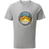 Clothing Rab T Shirts & Base Layers | Rab Mens Stance 3 Peaks Tee Marl Grey