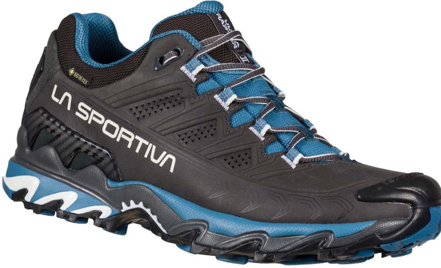 Footwear La Sportiva Walking Shoes | La Sportiva Womens Ultra Raptor Ii Leather Gtx Shoes - Carbon-Atlantic Grey