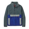 Clothing Patagonia Fleece & Mid Layer | Patagonia Unisex Synchilla Fleece Anorak - Passage Blue