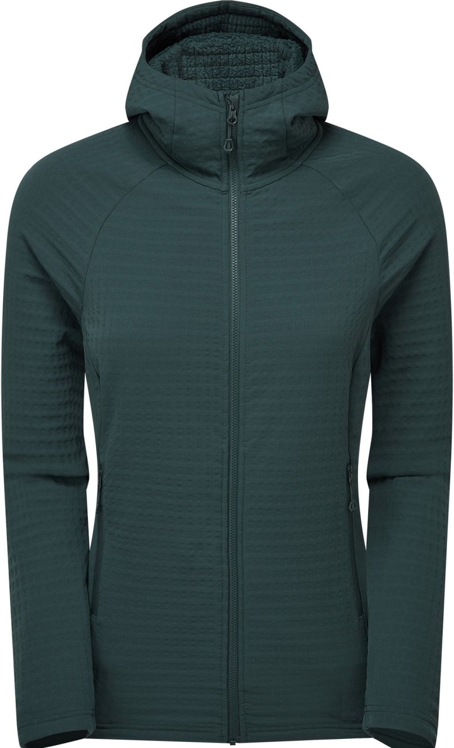 Clothing Montane Fleece & Mid Layer | Montane Womens Protium Xt Hoodie - Deep Forest Green