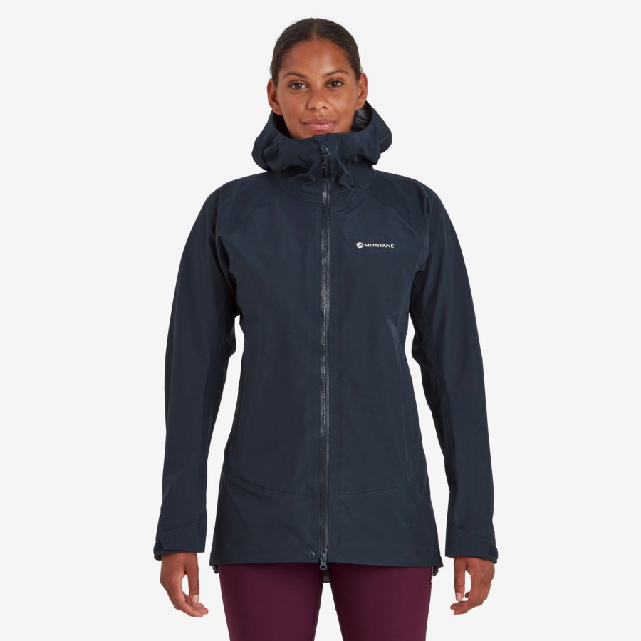 Clothing Montane Waterproof Jackets | Montane Womens Phase Jacket - Eclipse Blue