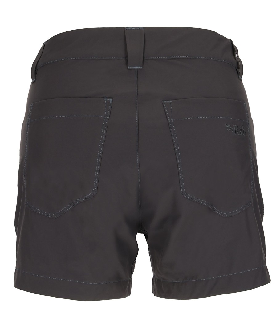 Clothing Rab Shorts | Rab Womens Capstone Shorts - Anthracite Grey