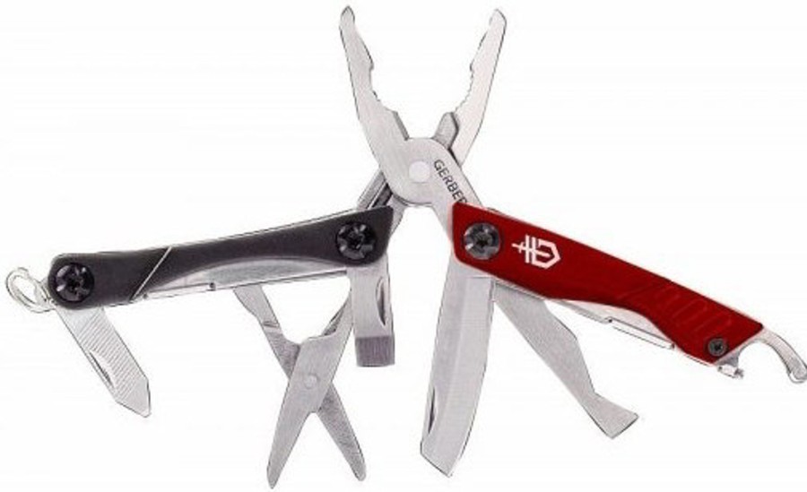 Equipment Gerber Knives & Multi-Tools | Gerber Dime Pocket Micro Tool Red