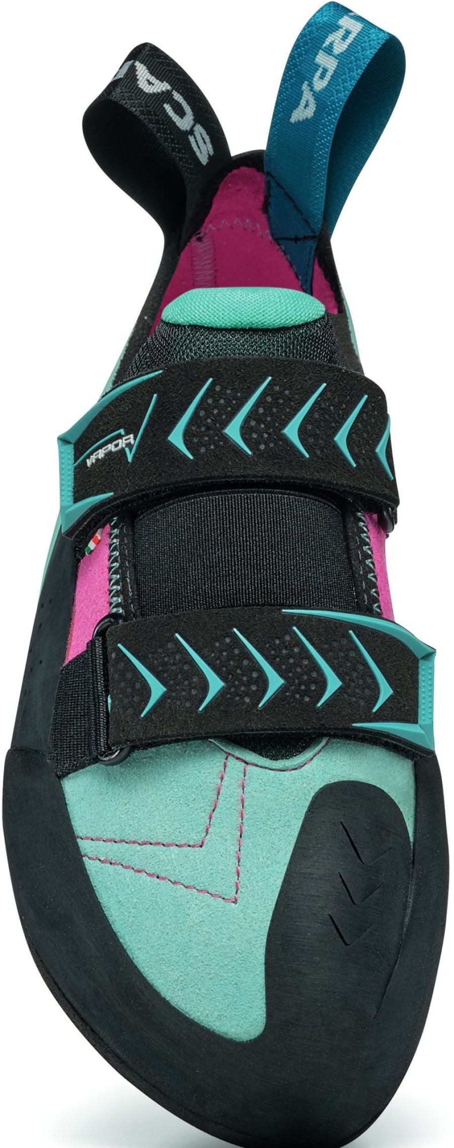 Equipment Scarpa Climbing Shoes | Scarpa Womens Vapour V Climbing Shoes - Dahlia-Aqua Blue