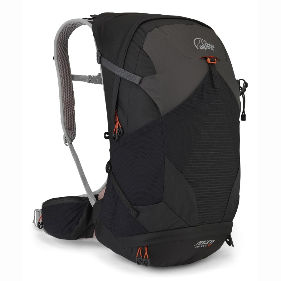 Rucksacks Lowe Alpine Day Packs | Lowe Alpine Airzone Trail Duo 32 Rucksack Anthracite Black