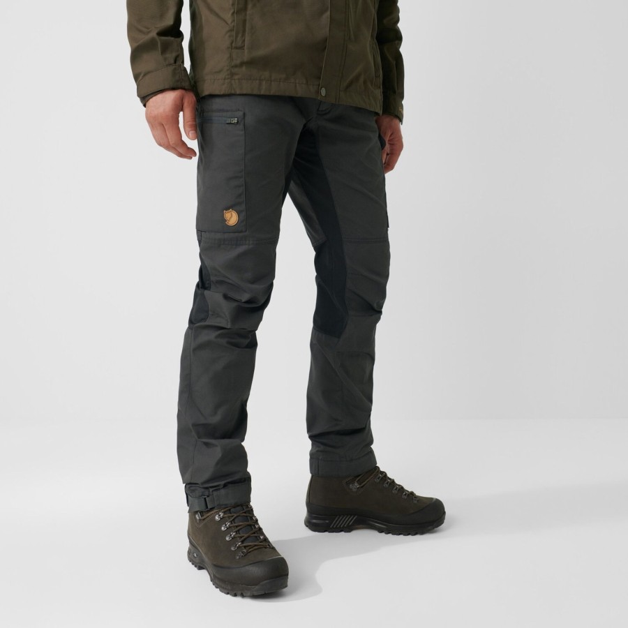 Clothing Fjallraven Trousers & Leg Wear | Fjallraven Mens Kaipak Trousers - Short Leg - Laurel Deep Forest Green