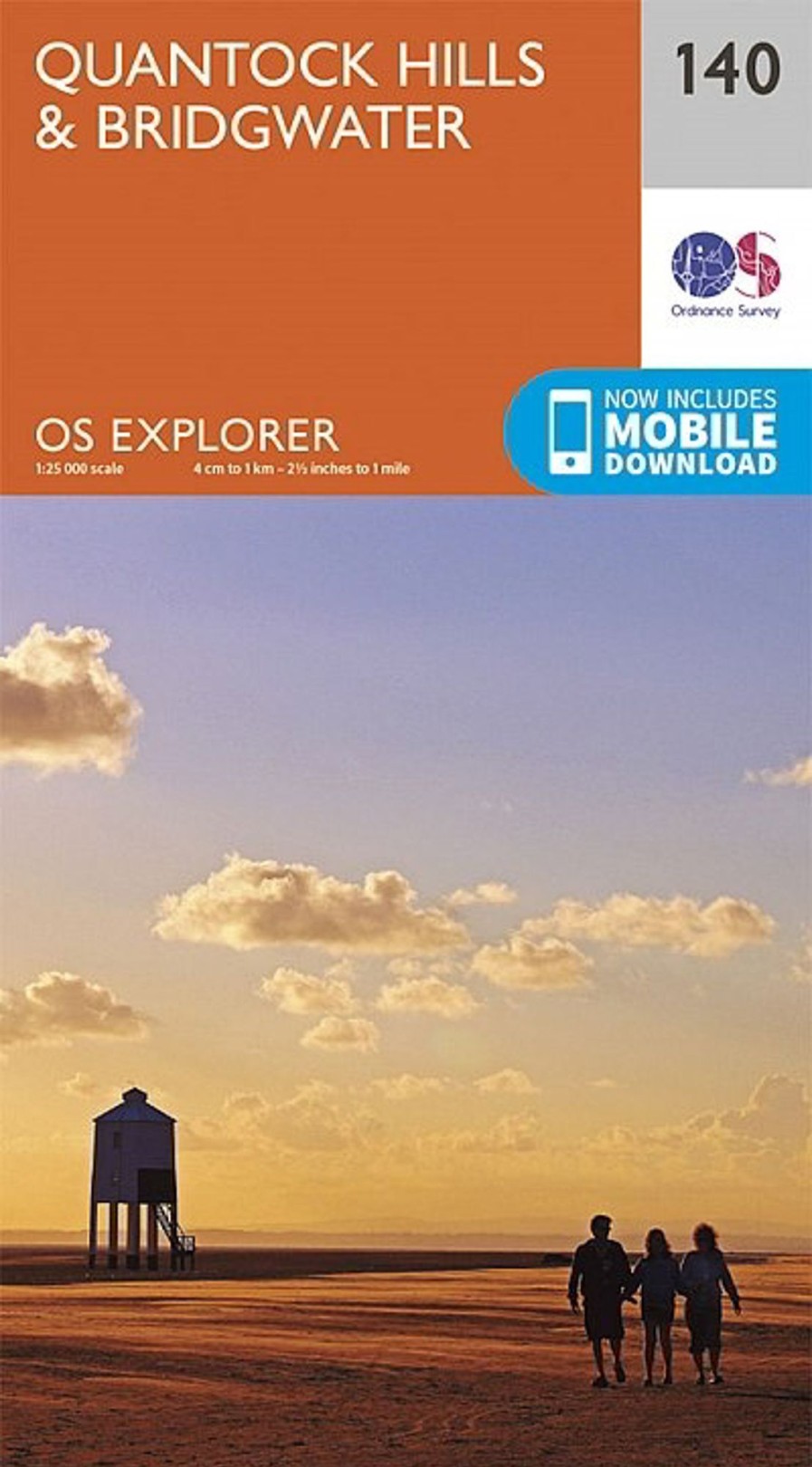 Equipment Ordnance Survey Maps And Books | Os Explorer Map 140 - Quantock Hills And Bridgwater Orange