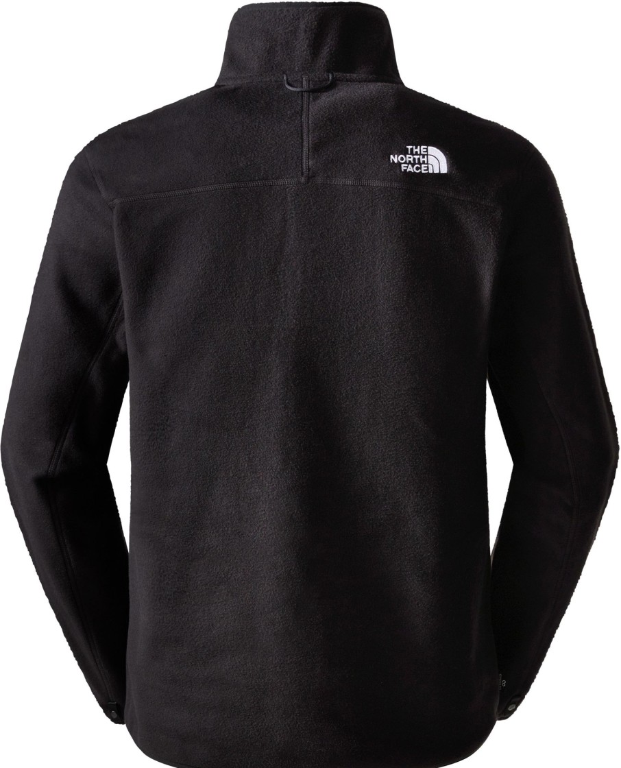 Clothing The North Face Fleece & Mid Layer | The North Face Mens 100 Glacier Full Zip - Tnf Black