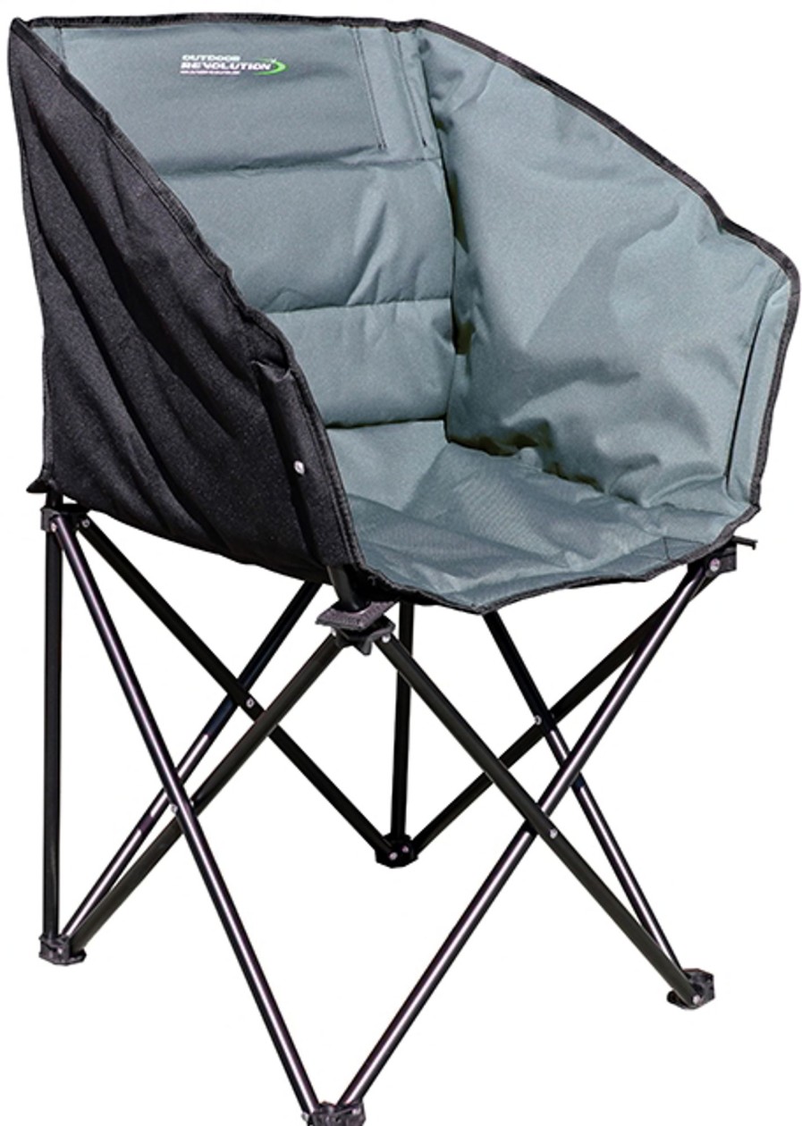 Camping Outdoor Revolution Camping Furniture | Outdoor Revolution Tub Camping Chair Grey