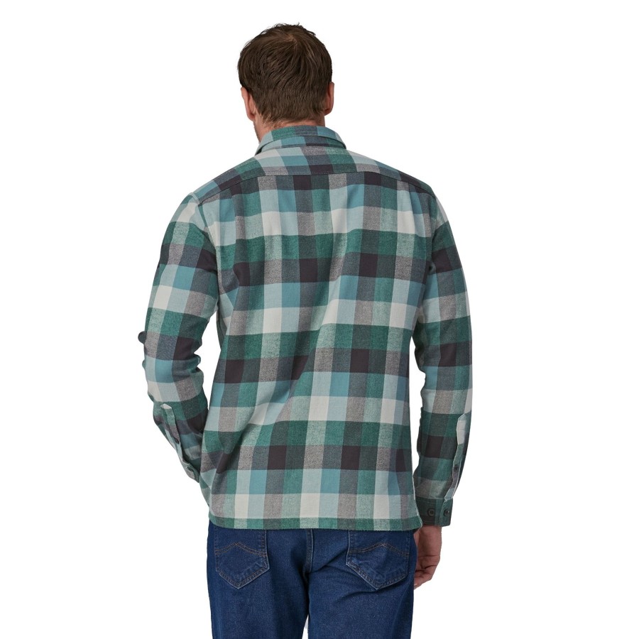 Clothing Patagonia Shirts | Patagonia Mens Organic Cotton Mw Fjord Flannel Shirt - Guides-Nouveau Green