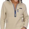 Clothing Patagonia Fleece & Mid Layer | Patagonia Womens Retro Pile Marsupial - Natural White