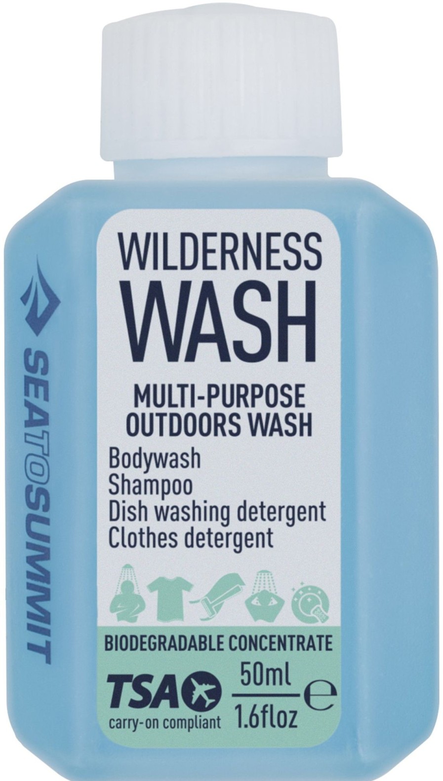 Equipment Sea To Summit Toiletries & Personal Hygiene | Sea To Summit Wilderness Wash - 50Ml Blue