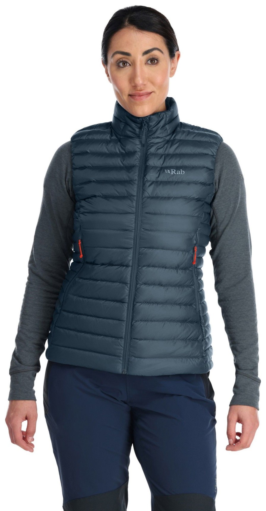 Clothing Rab Vests & Gilets | Rab Womens Microlight Vest - Orion Blue