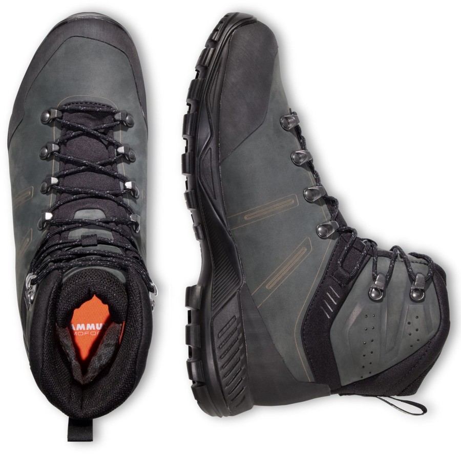 Footwear Mammut Walking Boots | Mammut Mens Mercury Tour Ii High Gtx Boots Black