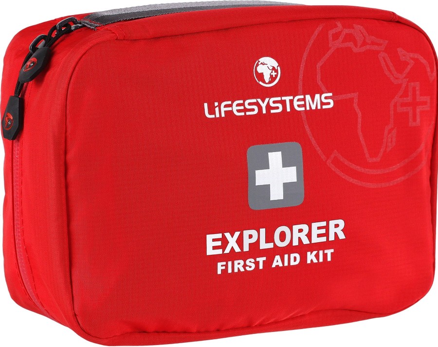 Equipment Lifesystems First Aid | Lifesystems Explorer First Aid Kit Red