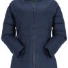 Clothing Rab Insulated Jackets | Rab Womens Valiance Parka - Deep Ink Blue