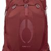 Rucksacks Osprey Backpacking Packs | Osprey Womens Aura Ag 65 Rucksack - Berry Sorbet Red