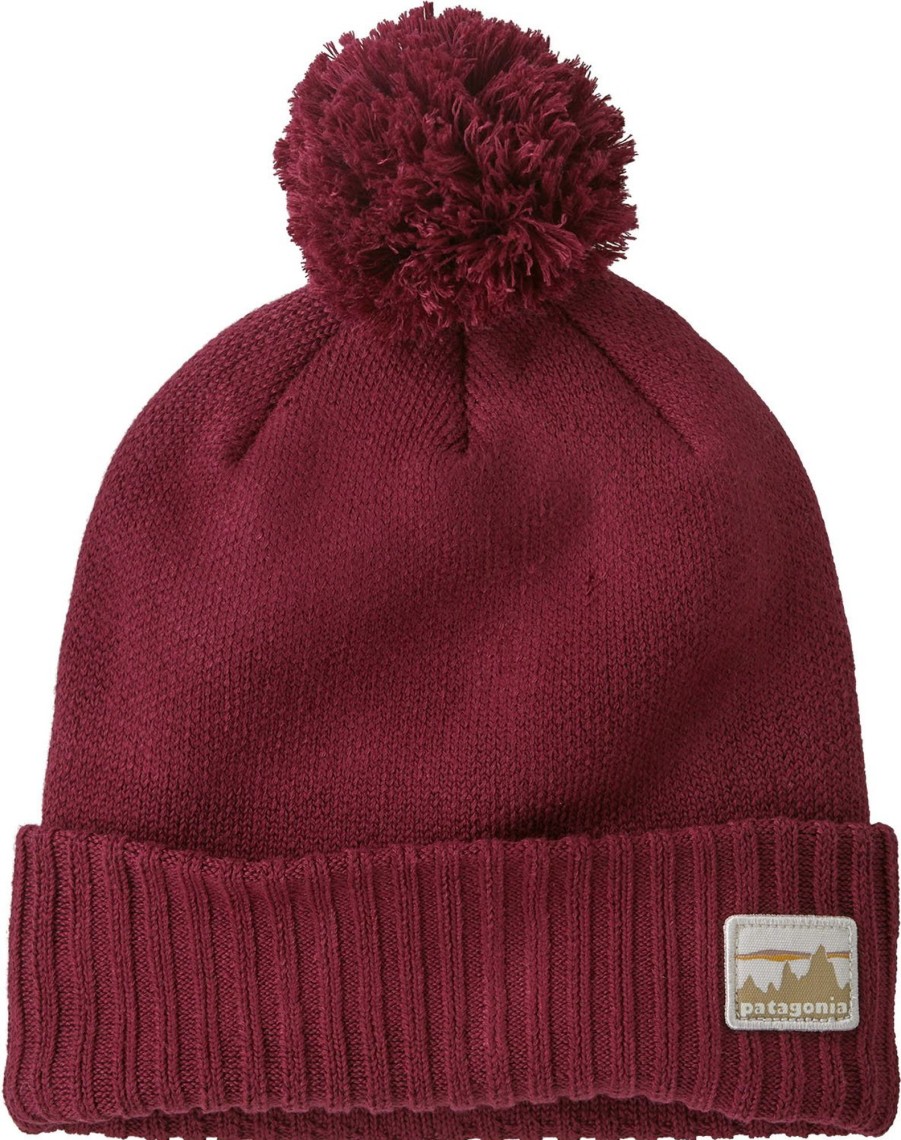 Clothing Patagonia Hats | Patagonia Powder Town Beanie - 73 Skyline-Carmine Red