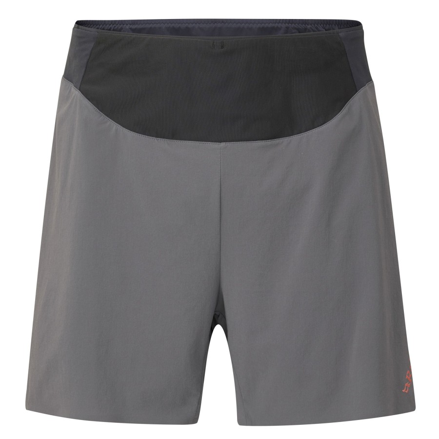 Clothing Rab Shorts | Rab Mens Talus Trail Shorts - Graphene Grey