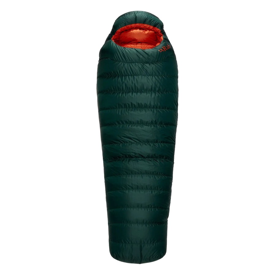 Camping Rab Backpacking & Lightweight Sleeping Bags | Rab Ascent 1100 Sleeping Bag - Long Length - Pine Green