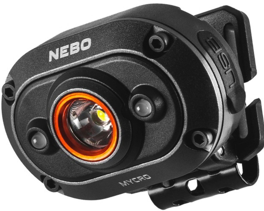 Equipment Nebo Head Torches | Nebo Mycro 400 Headlamp And Cap Light Black